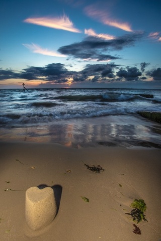 sunset in the isle of wight