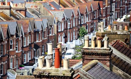Rooftops in Hastings, Sussex. London and the south east have been the main beneficiaries of the econ