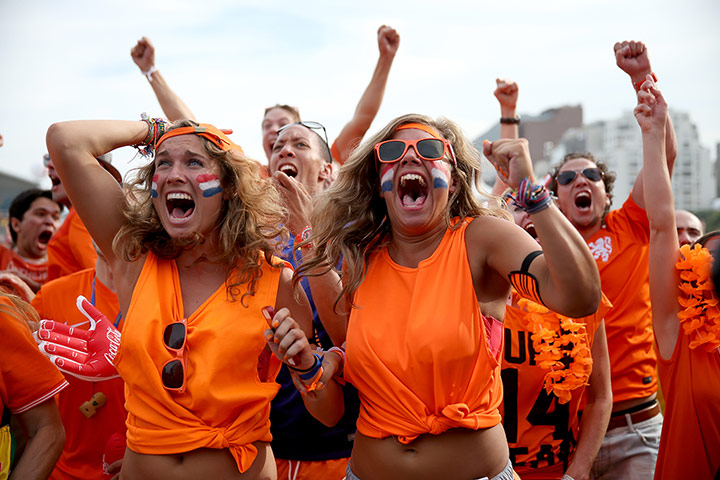 Agony and ecstasy: World Cup Fans Gather To Watch Matches In Rio