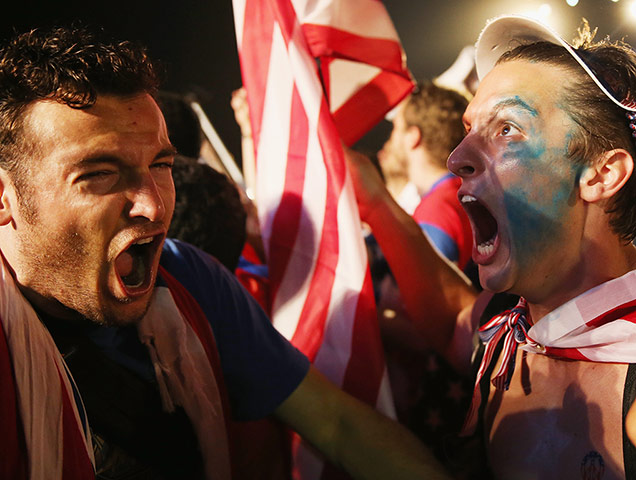Agony and ecstasy: World Cup Fans Gather To Watch Matches In Rio