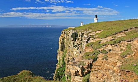 Looking over the Pentland Firth to Orkney and the island of Hoy