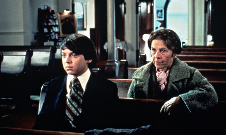 Bud Cort and Ruth Gordon in Harold and Maud.