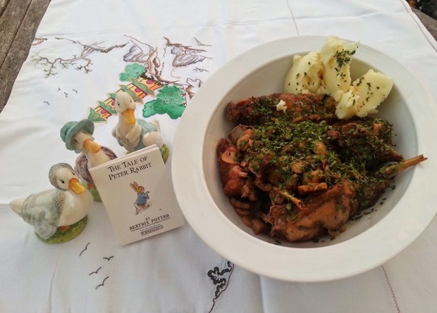 'English Rabbit and Port Stew: The England team’s debut World Cup match was set in the rainforest. This dish may remind them of home.'