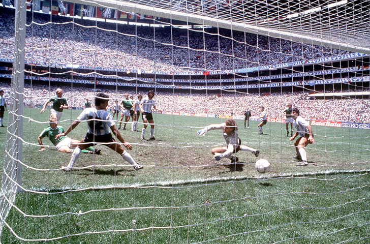 1986 world cup final: Germany score