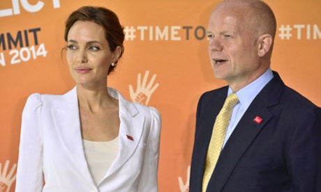 Angelina Jolie and William Hague