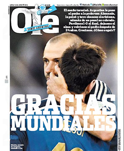 front pages : Ole
