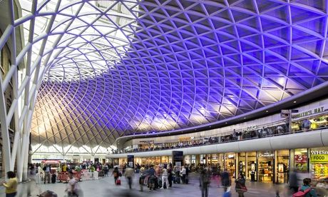 Retail and restaurant units at King's Cross