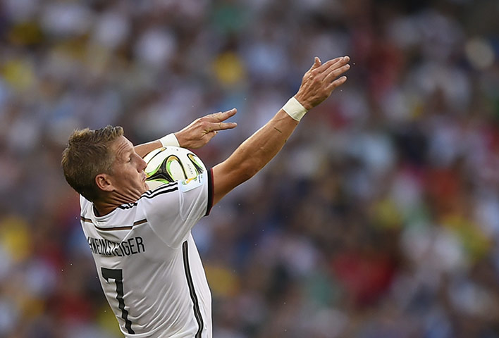 Schweinsteigar's Final: Germany's midfielder Bastian Schweinsteiger