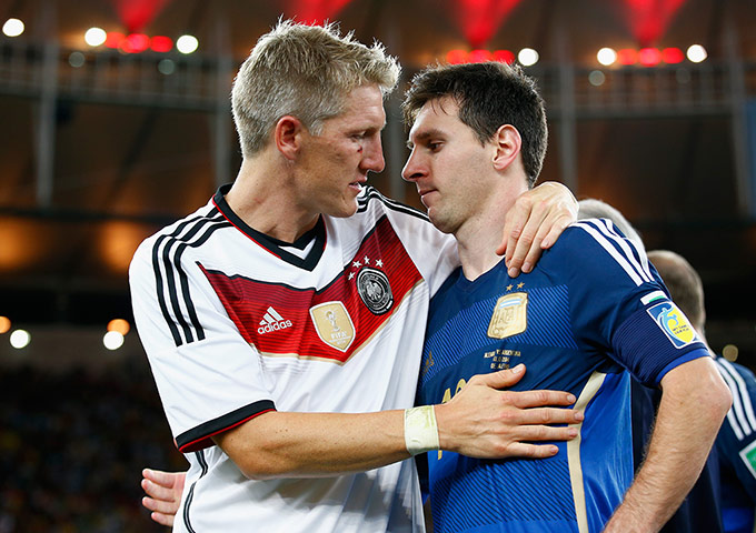 Schweinsteigar's Final: Schweinsteiger and Messi