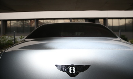 Bentley in the car park outside the PUP press club offices in Canberra, Tuesday 15th July 2014