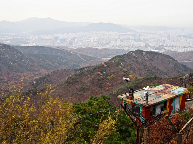 23 Seoul National University (Gwanaksan) – Korea’s capital is laced through with mountains, which are dotted with the occasional military post, a consequence of being only 55km from the demilitarised zone with North Korea. The peaks also serve as escape hatches for harried workers.