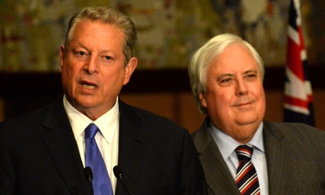 Clive Palmer and Al Gore