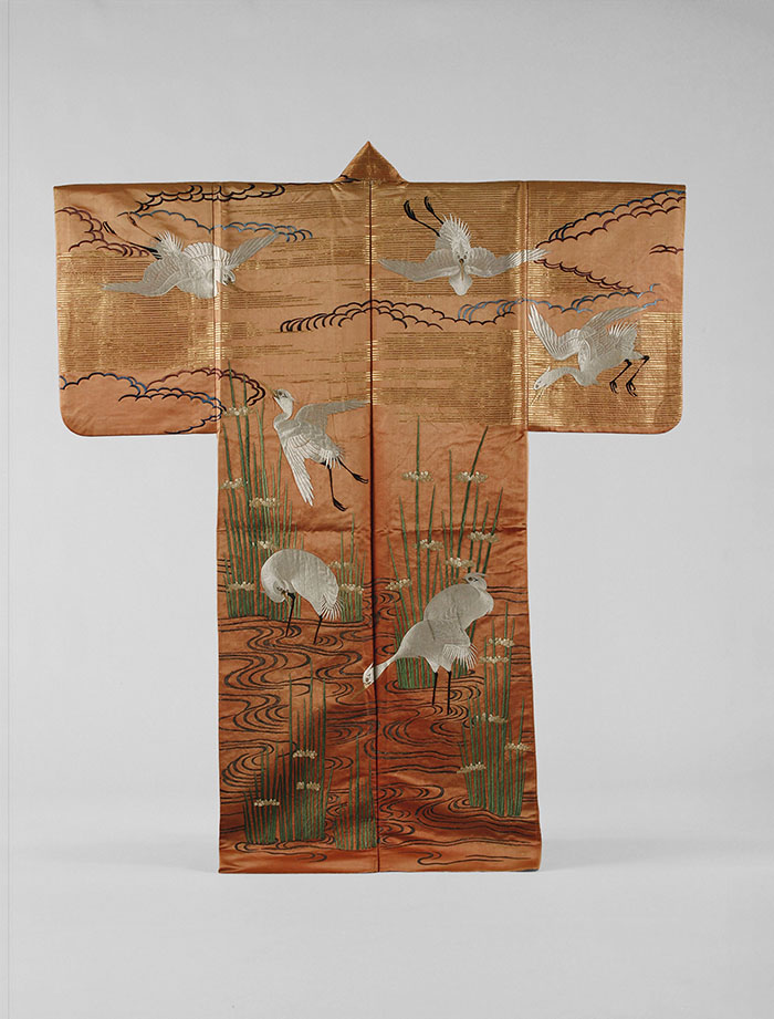DC Nuihaku nō robe herons