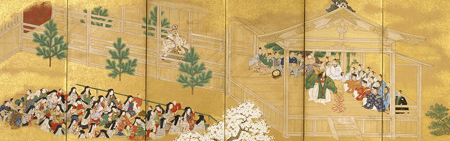 DC Folding screen with nō performance