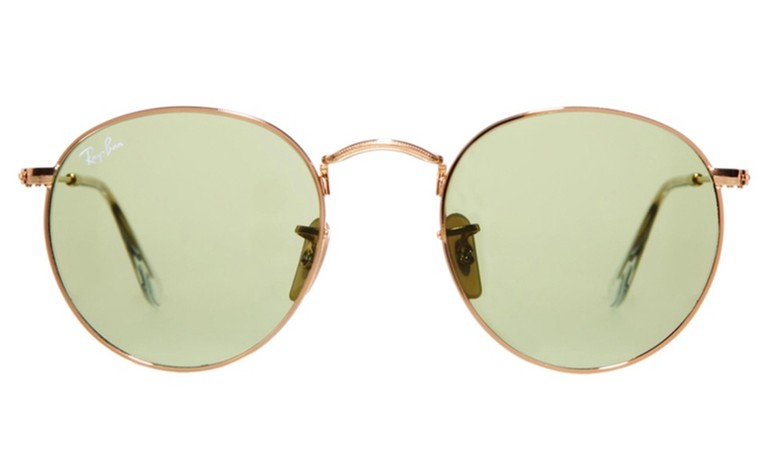 20 of the best sunglasses: 20 of the best sunglasses - thin gold rim round by Ray-Ban