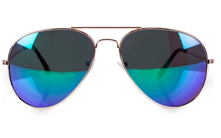 20 of the best sunglasses: 20 of the best sunglasses - oil slick effect aviators by Nelly