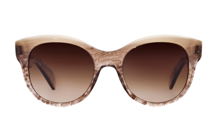 20 of the best sunglasses: 20 of the best sunglasses - brown marble effect by Oliver Peoples