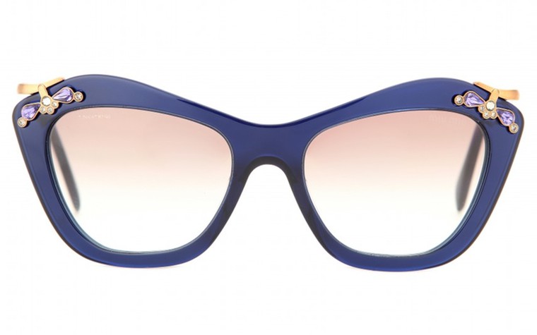 20 of the best sunglasses: 20 of the best sunglasses - navy embellished frames by Miu Miu
