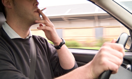 Smoking in car