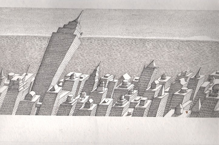 Peter Sis: 11. Manhatten black and white