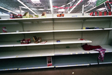 Walmart Empty Shelves williston