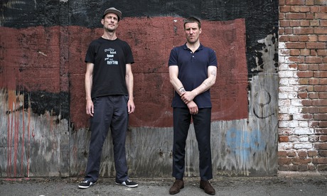 Jason Williamson, right, and Andrew Fearn of Sleaford Mods