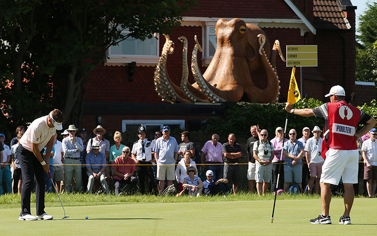 open golf day 1: Ian Poulter