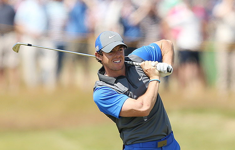 open golf day 1: Rory McIlroy