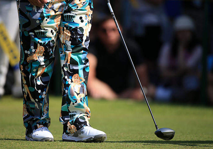 open golf day 1: John Daly