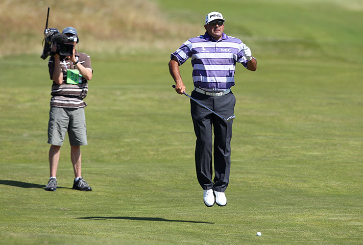 open golf day 1: Angel Cabrera jumps