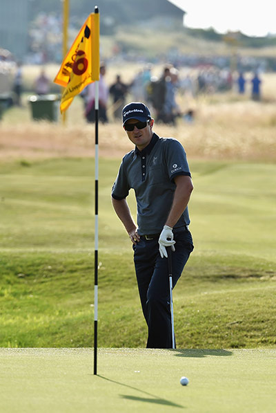 open golf day 1: Justin Rose