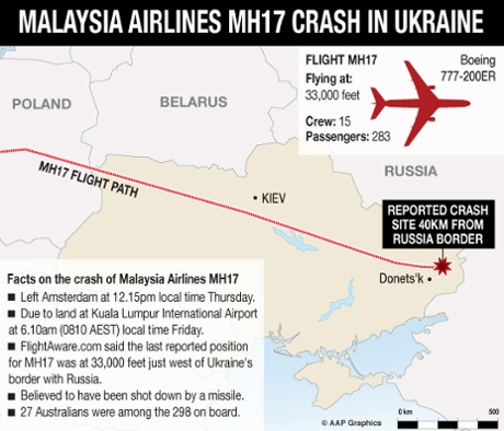 malaysia airlines mh17 crash graphic flight plane ukraine showing down shot facts happened ede cassandra aapimage photograph