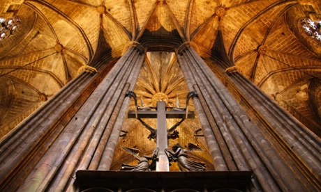 The Cathedral of the Holy Cross and Saint Eulalia.