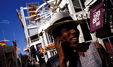 Youth in Rosebank, a suburb in Johannesburg, South Africa