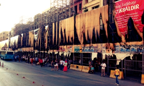 Optimism Setting fire to heritage building