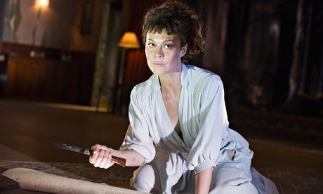 Helen McCrory in rehearsal for Medea at the National theatre