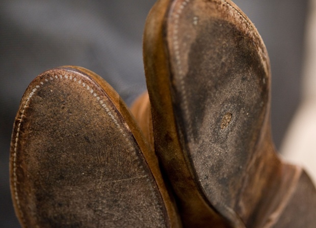 Put his famous Hush Puppied feet up and agitate from the back benches.