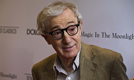 Woody Allen at the premiere of Magic in the Moonlight