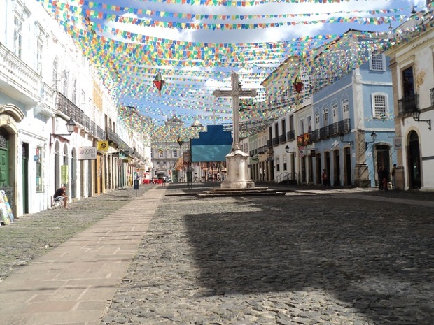 'Pelourinho: Salvador de Bahia. If you go to Salvador de Bahia do not miss to visit the historical part of the city: Pelourinho, Bairro velho. It gives you and idea of old Brazil, very interesting and charming.'