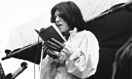 Mick Jagger reads Shelley in Hyde Park