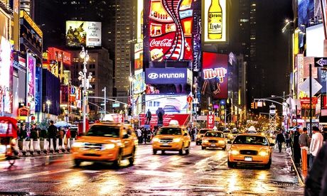 Advertising in Times Square