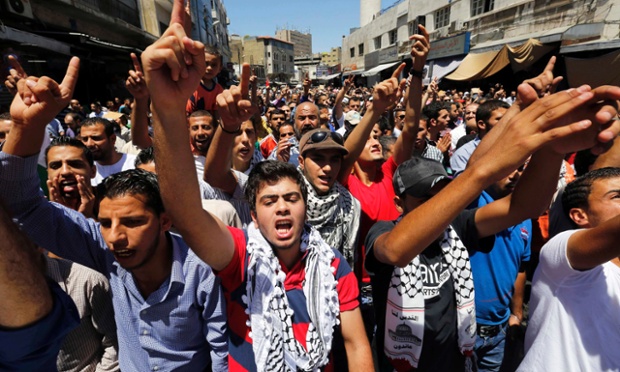 Gaza protests Jordan