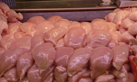 Raw chicken 