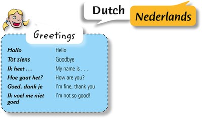 Languages: 5 Dutch greetings