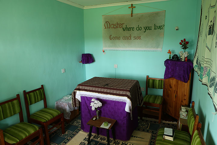 Brother Colm: Brother Colm's prayer room