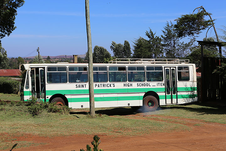 Brother Colm: An original 1970s St Patrick's School Bus 