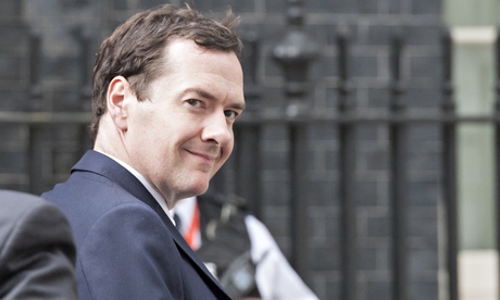George Osborne arrives at 10 Downing Street.