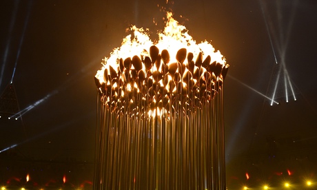 The Olympic cauldron was the centrepiece of the opening ceremony of the London 2012 Games.