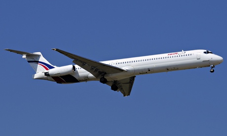 A Swiftair MD-83 plane