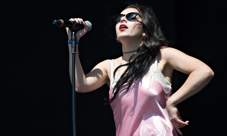 Charli XCX performs during T in the Park 2014 at Balado on July 11, 2014 in Kinross